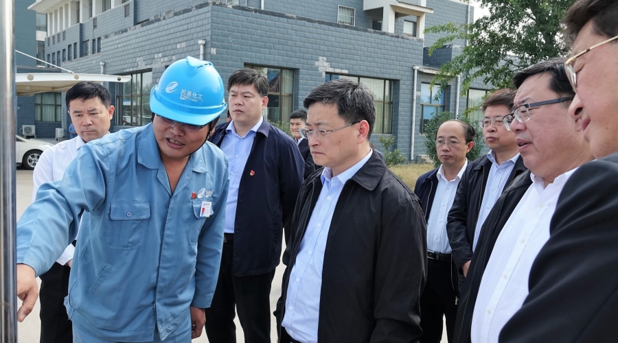 市委副书记、市长于海田来公司调研重大项目建设情况